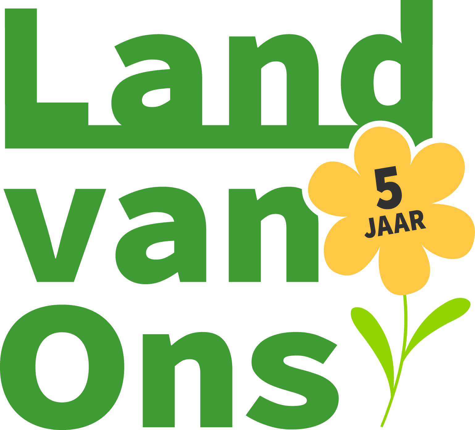 Land van Ons jubileumslogo